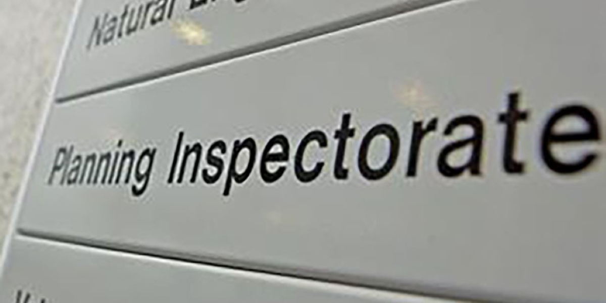 Sign saying Planning Inspectorate, the organisation who deal with the planning appeal process